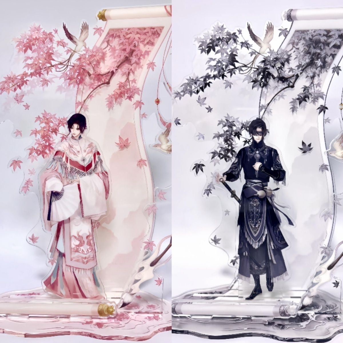 Anime Cosplay Series - 墓強盗ノート 生命は劇のようなものシリーズ アニメ 謝岳晨、黒人盲人、アクリルコスプレ、スタンディングブランドデコレーション