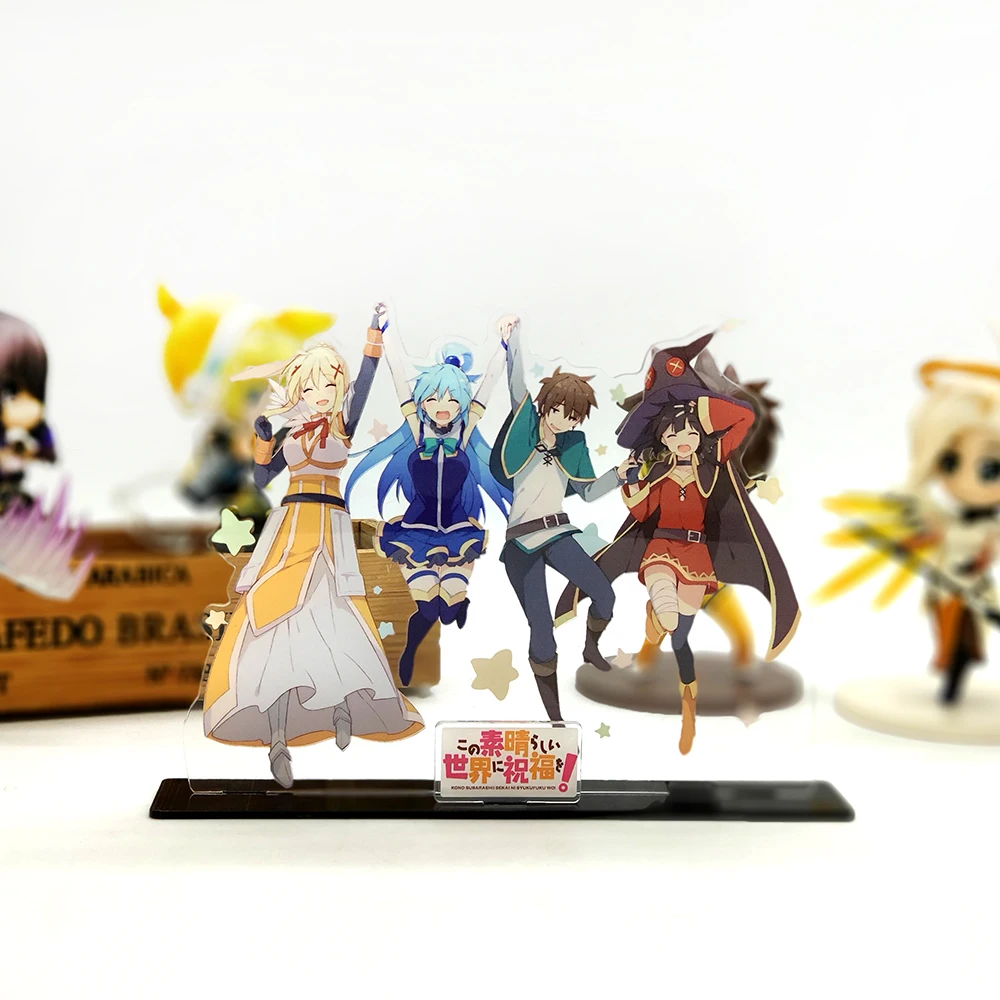 Good Smile Company Figma - アクリル製の棚の置物,ケーキのトッパー,アニメーション,サブアラシ,ホアワ,大学,メガーミン,サト,カワウマ