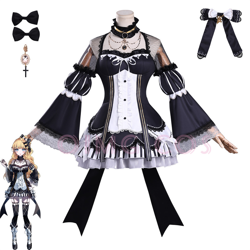 Anime Cosplay Dresses - 魔法の魔女裁判サジマミリアコスプレ衣装大人のカーニバル制服アニメハロウィンパーティー女性衣装ゲーム