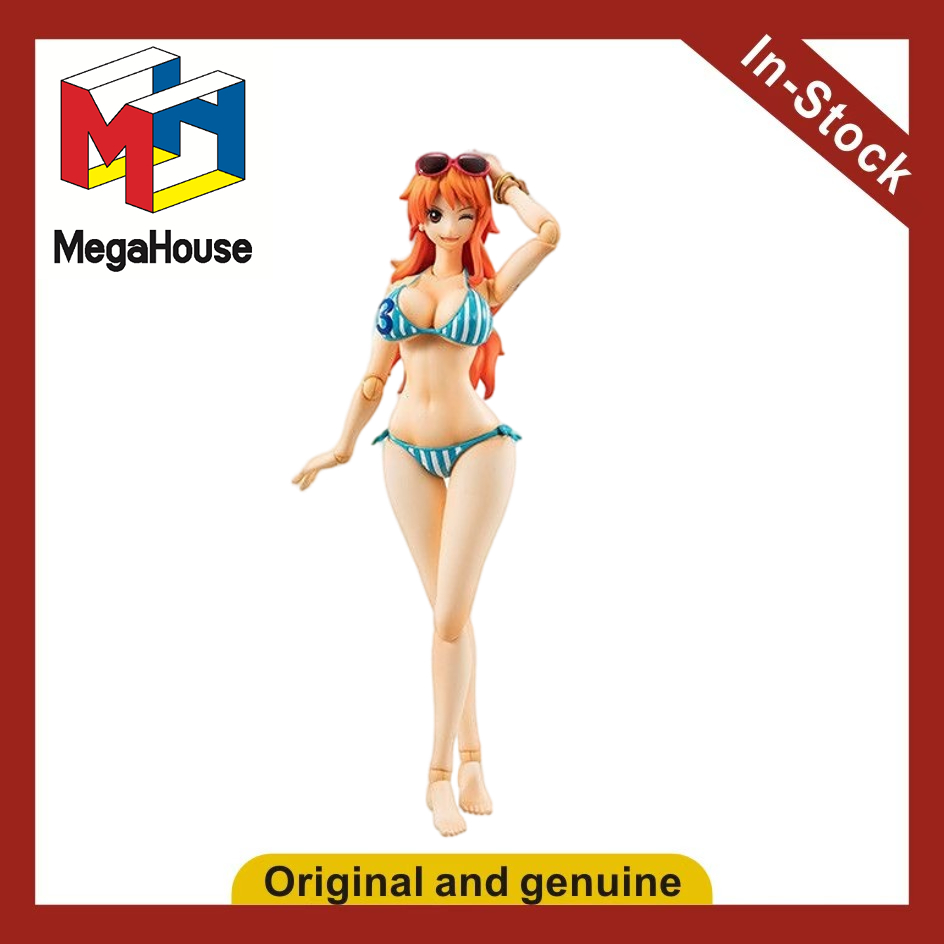 Good Smile Company Figma - 【UA】メガハウス バリアブルアクションヒーローズ ワンピース ナミ (サマーカーニバル) アクションフィギュア