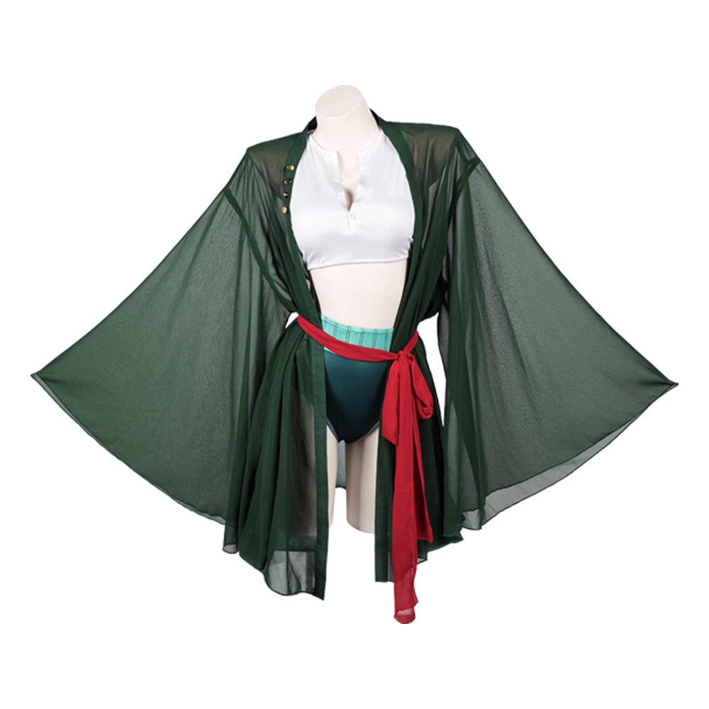 ロロノアコスプレゾロ女性衣装ロリータグリーン水着大人女性水着 - Anime Zoro Cosplay Female のレビューと価格