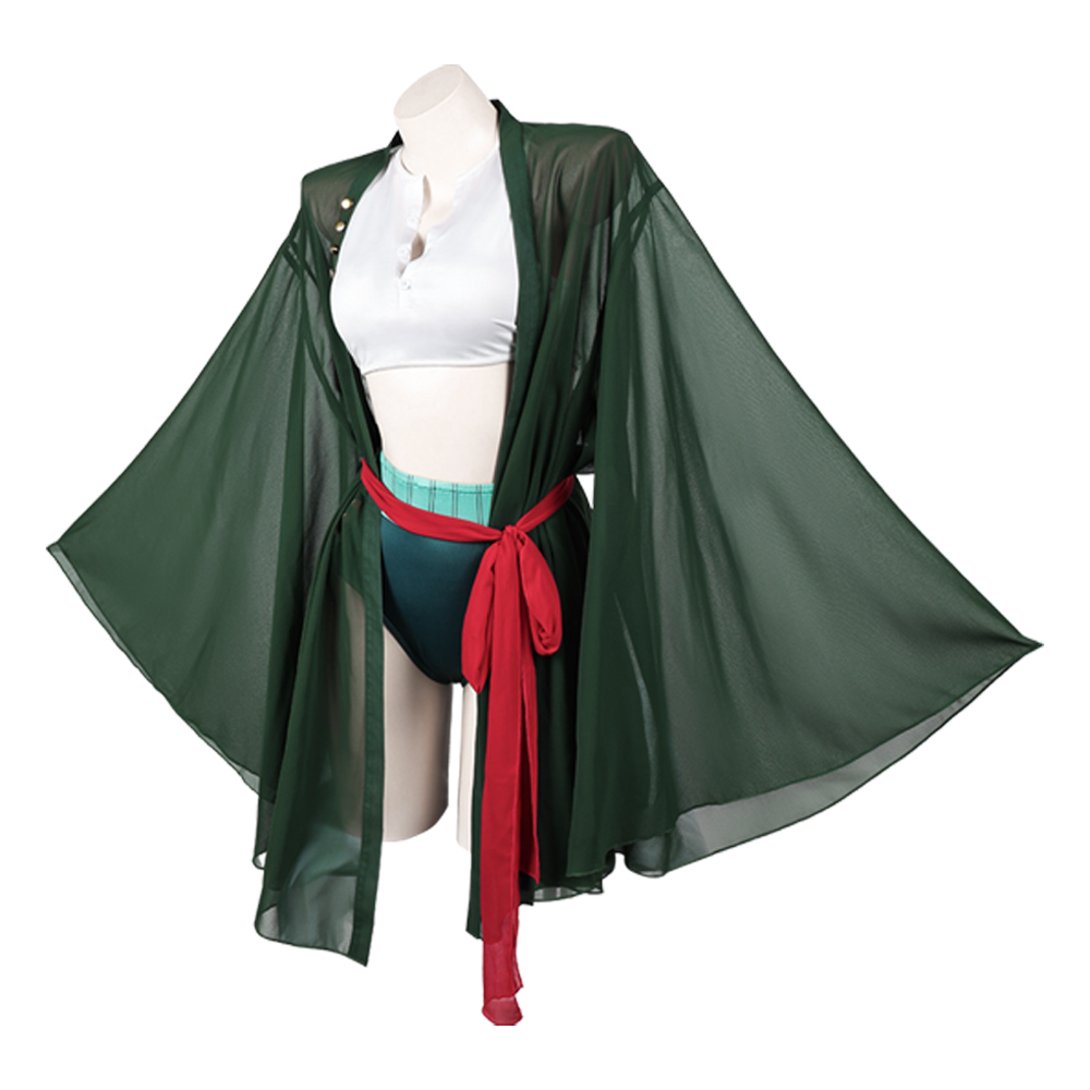 ファンタジア海賊レディロロノアのゾロ水着コスプレセクシーなス - Anime Zoro Cosplay Female のレビューと価格