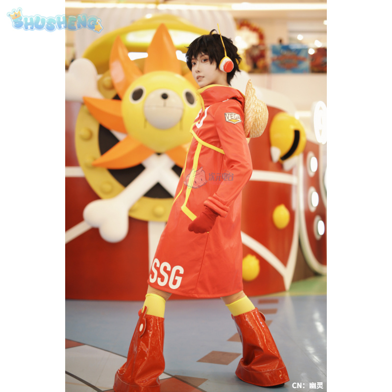 モンキー・D・ルフィ エッグヘッド コスプレ衣装 アニメ ワ - Anime Cosplay Cute のレビューと価格