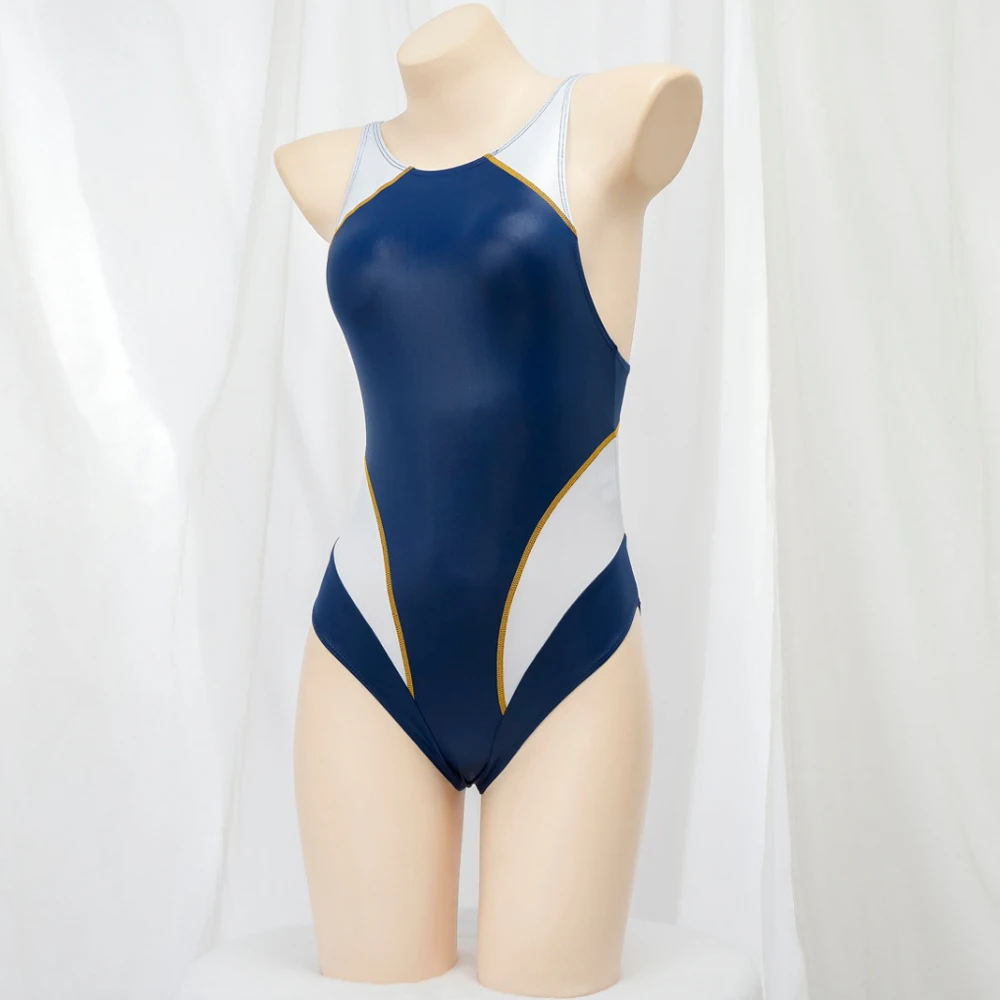 アニメレーシング水泳スポーツ背中の開いたボディスーツ水着水着 - Anime Cosplay One Piece のレビューと価格