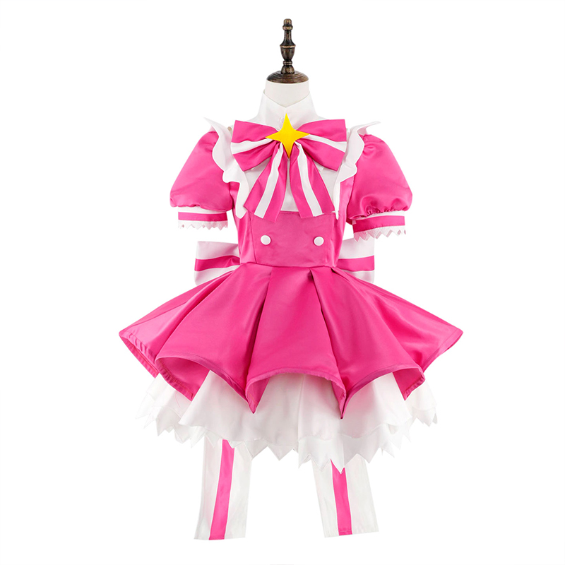 Mi-ku 再試行今コスプレ衣装カーニバルスーツピンクドレス - Anime Cosplay Dresses のレビューと価格