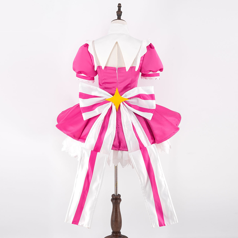 Mi-ku 再試行今コスプレ衣装カーニバルスーツピンクドレス - Anime Cosplay Dresses のレビューと価格