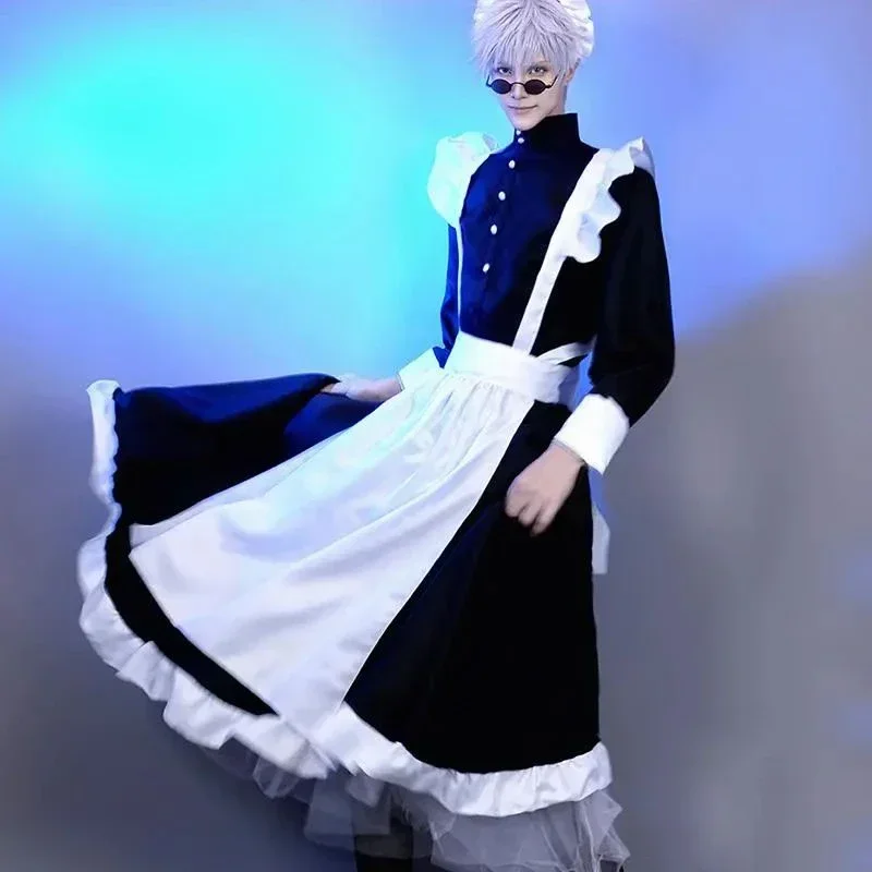 女性用メイド衣装 ロングドレス エプロンドレス ロリータドレ - Anime Cosplay Cafe のレビューと価格