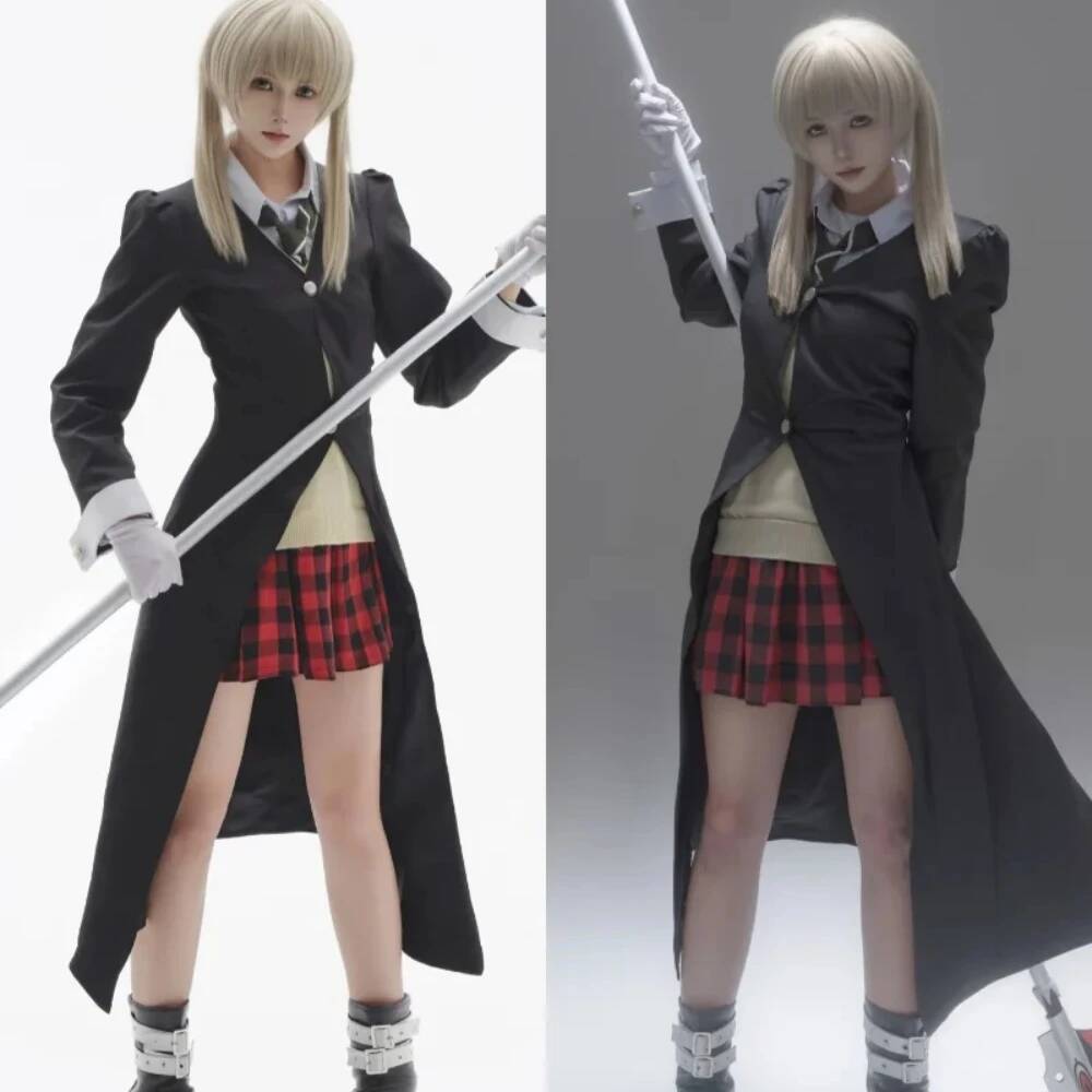 マカ・アルバーン コスプレ衣装 ソウルイーター マカ 黒コー - Anime Cosplay Dresses のレビューと価格