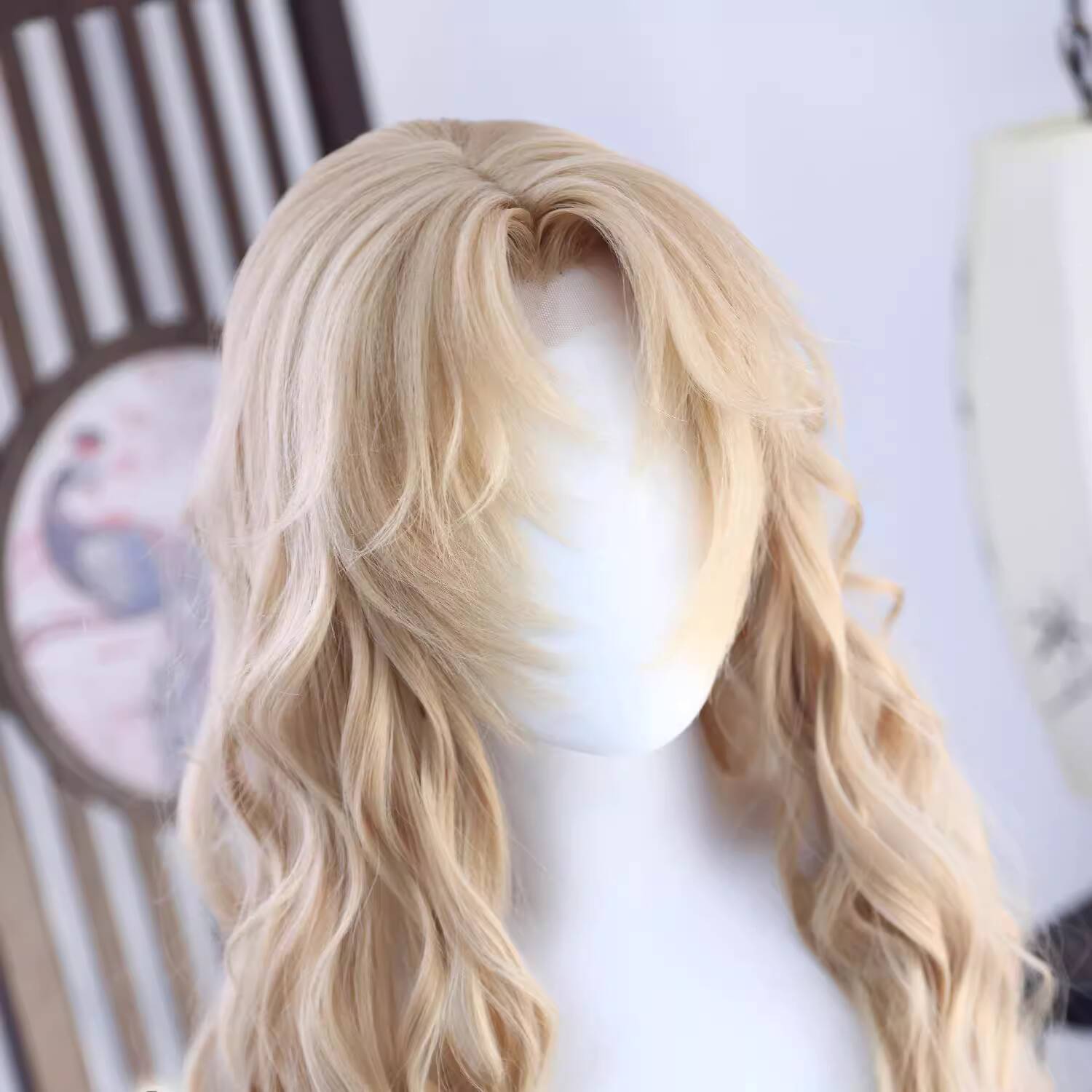 ヴェルモットベルモット風ウィッグコスプレ工藤新一毛利蘭女性ロ - Anime Cosplay Wig のレビューと価格