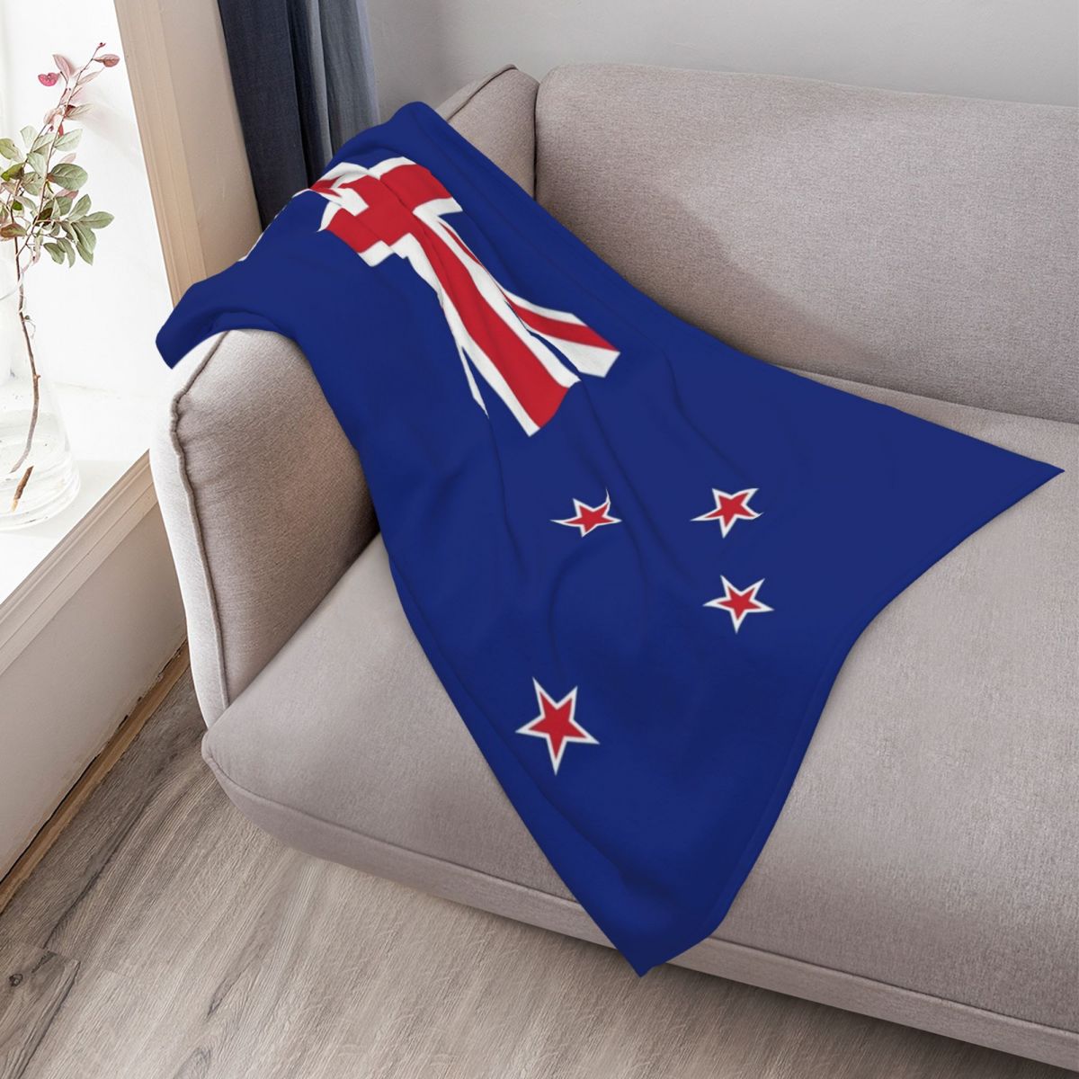 ニュージーランド国旗柄の掛け布団 - キイワイ柄のベッドカバ - Anime Cosplay New Zealand のレビューと価格