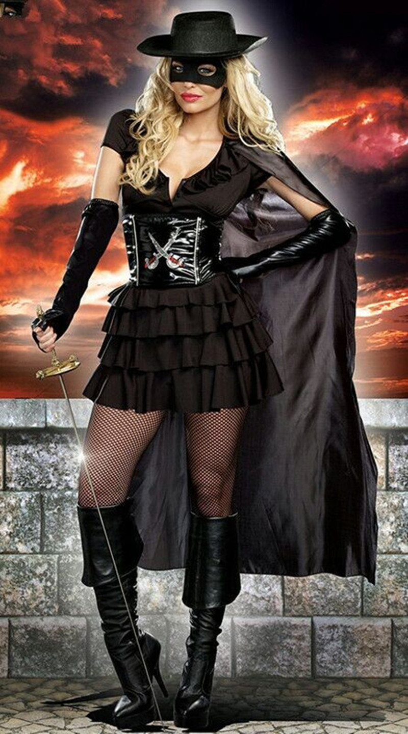 女性用、セクシーなゾロ海賊をテーマにしたコスプレ衣装。仮面騎 - Anime Zoro Cosplay Female のレビューと価格