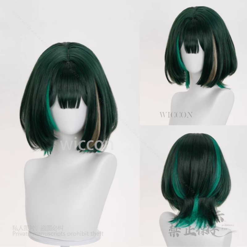 アニメゲーム原神インパクト新ネフェル耐熱人工毛現実的な頭皮か - Anime Cosplay Wig のレビューと価格