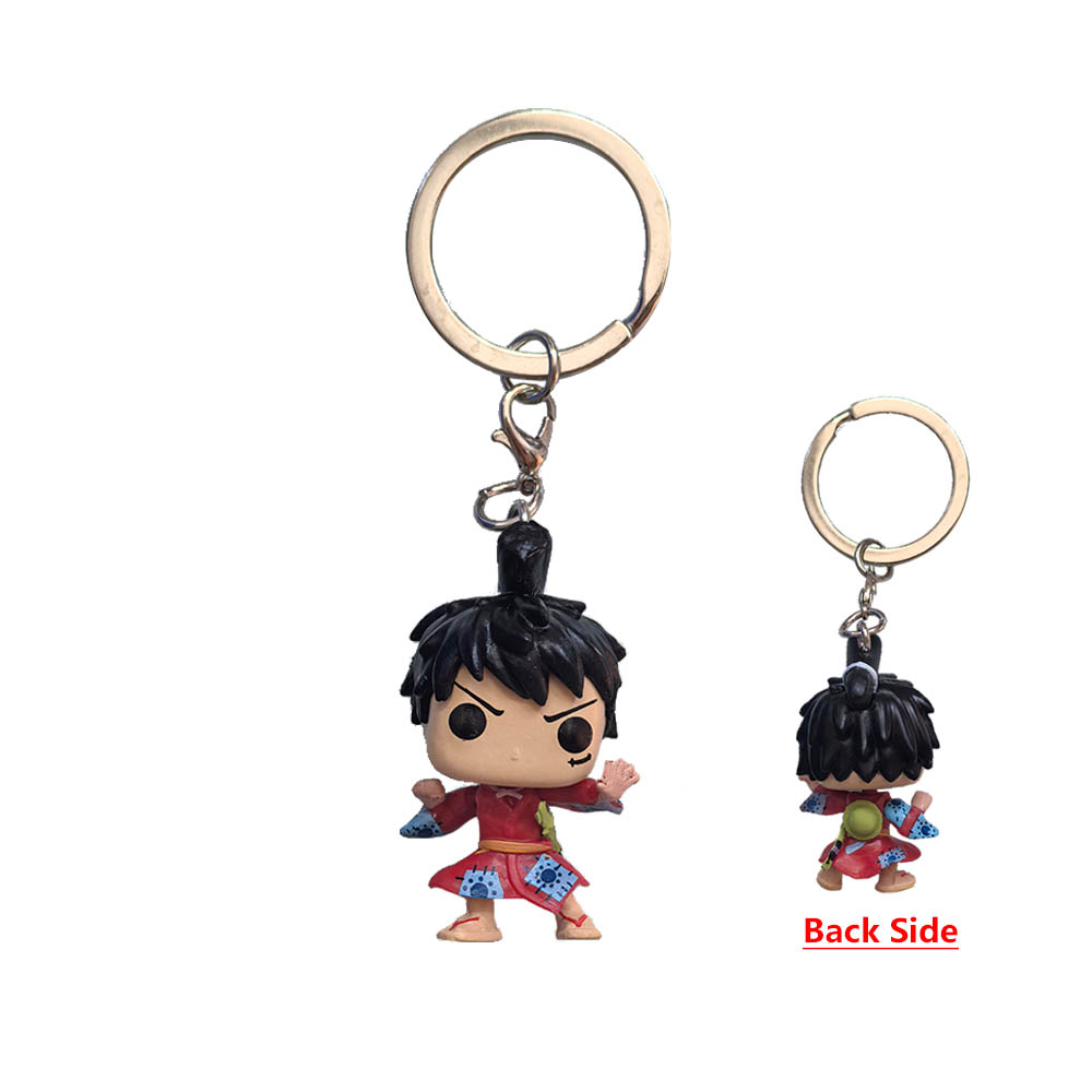 アニメワノ国フィギュアキーホルダー ルフィ ロロノア・ゾロ  - Anime Cosplay One Piece のレビューと価格